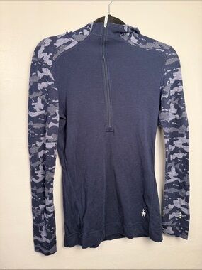 Smartwool Womens Dacono Quarter Zip Hooded Merino Wool